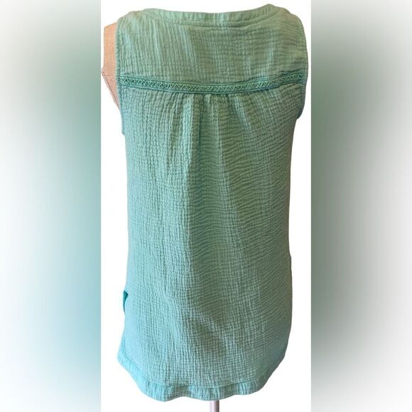 Soft Surroundings Aqua blue Top XS - Picture 3 of 7